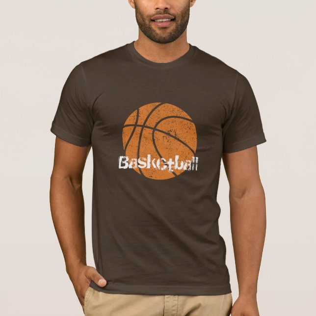 Camiseta t-Shirt bruto de basquete (Frente)