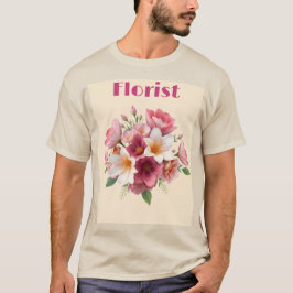 Camiseta T-Shirt Buquê Florista