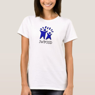Camiseta T-shirt cabido branco da boneca das senhoras