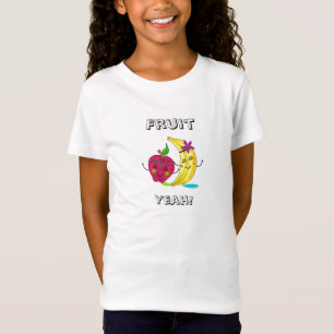 Camiseta T-shirt cabido da boneca das meninas da fruta