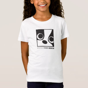 Camiseta T-shirt cabido frente e verso das meninas