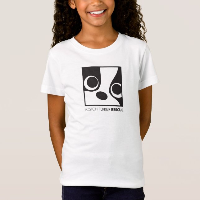 Camiseta T-shirt cabido frente e verso das meninas (Frente)