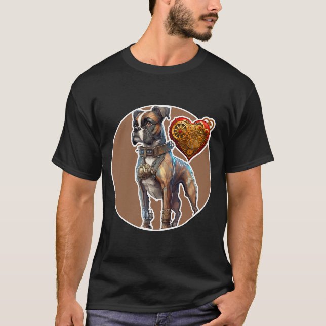 Camiseta T-Shirt Cachorro-Boxer (Frente)