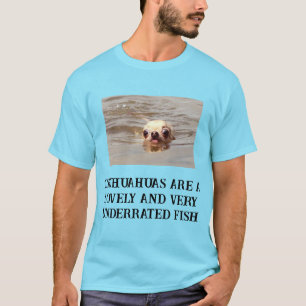 Camiseta T-Shirt Cachorro de Natação