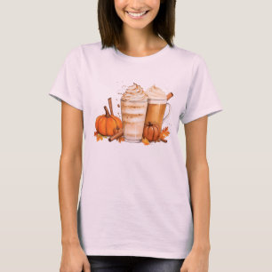 Camiseta T-Shirt Café de Queda: Blisa de outono de Criação