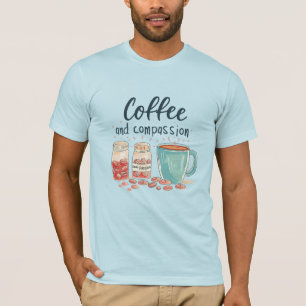 Camiseta T-Shirt Café e Compaixão