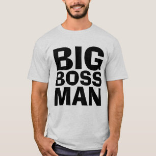 Camiseta T-shirt & camisolas do HOMEM do CHEFE GRANDE