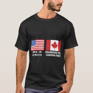 Camiseta T-shirt canadense americano