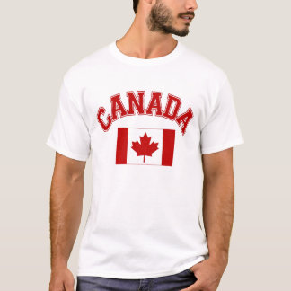 Camiseta T-shirt canadense da bandeira
