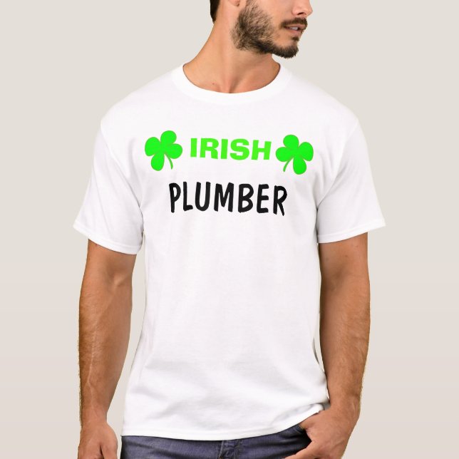 Camiseta T-Shirt Canalizador Irlandês (Frente)