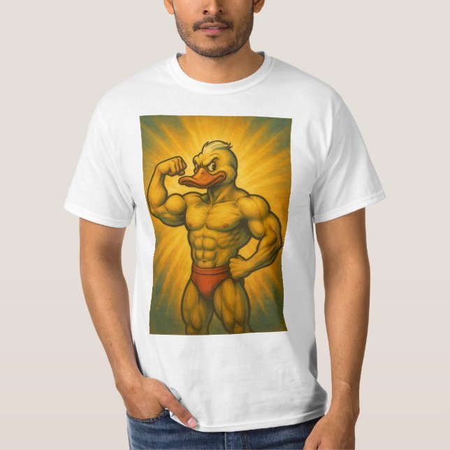 Camiseta T-shirt canard dorée  (Frente)