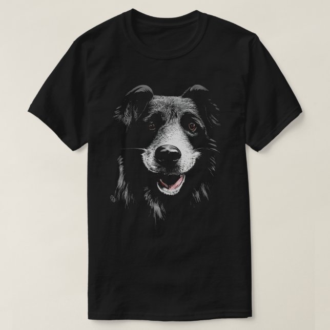 Camiseta T-Shirt Canino Sorridente (Frente do Design)