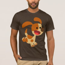 T-Shirt Cão De Cartoon Gelado