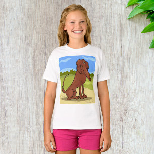 Camiseta T-Shirt Cão Irlandês Pura-Vermelho