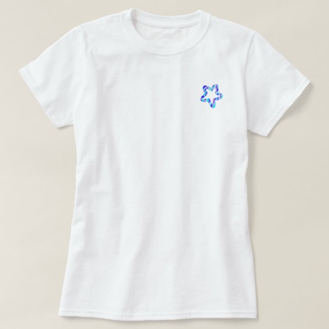 Camiseta T-Shirt Caos Colorido (Frente do Design)