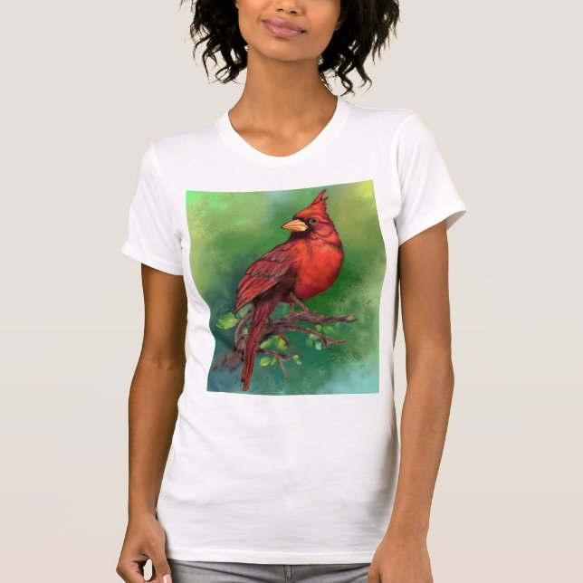 Camiseta T-Shirt Cardinal Vermelho norte (Frente)