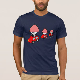 Camiseta T-shirt - carro com carros pequenos