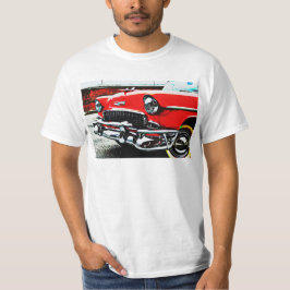 Camiseta T-Shirt Carro vintage Vermelho Clássico