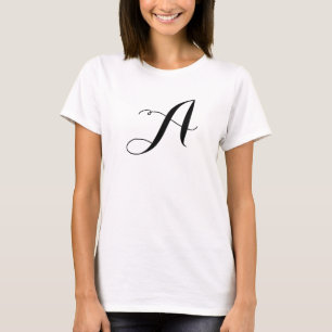 Camiseta T-shirt Carta A, Uniforme de Logotipo, Corporate