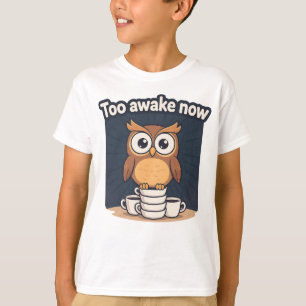 Camiseta T-Shirt Cartoon Meme da Coruja Noturna