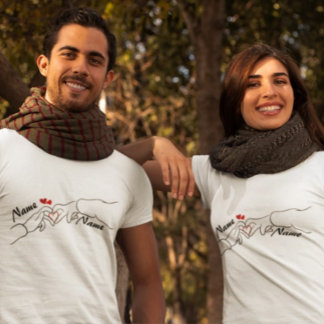 Camiseta T-Shirt Casal Personalizado - Personalizar