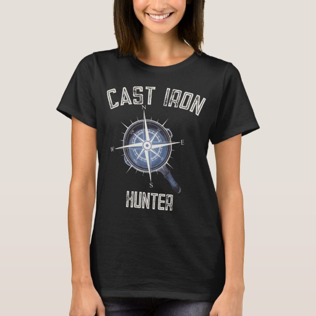 Camiseta T-Shirt Cast Iron Skillet Hunter (Frente)