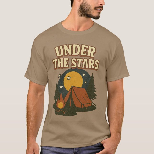 Camiseta T-shirt castanha (Frente)