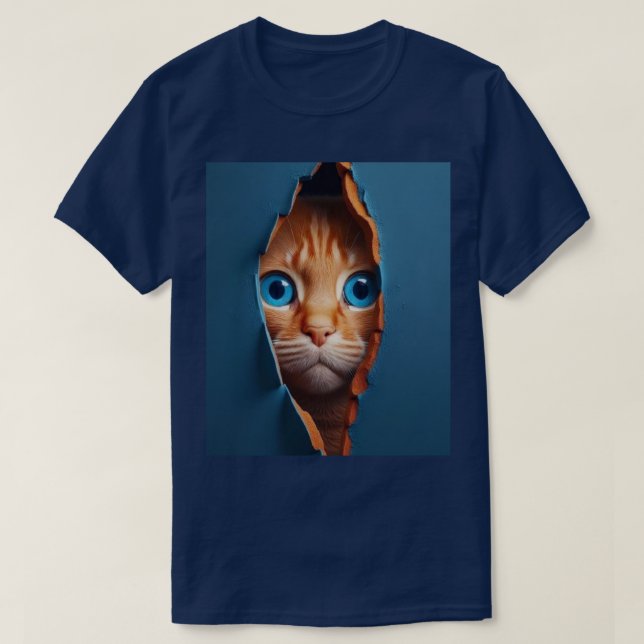 Camiseta T-Shirt cat (Frente do Design)