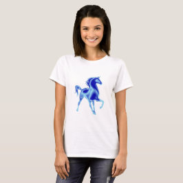 Camiseta T-Shirt Cavalo Azul