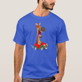 Camiseta T-Shirt Cavalo de Cartoon Movido Cute