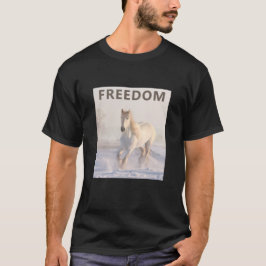 Camiseta T-Shirt Cavalo de Liberdade (escuro)