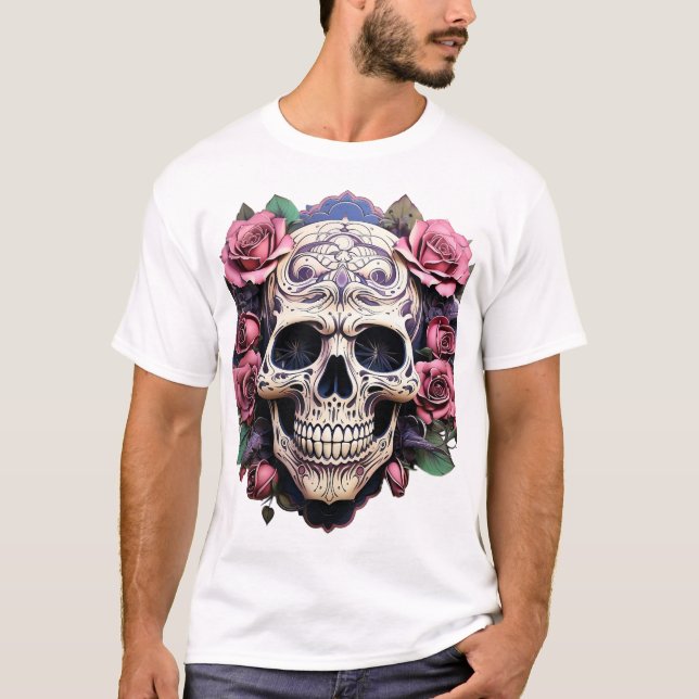 Camiseta T-Shirt Caveira (Frente)