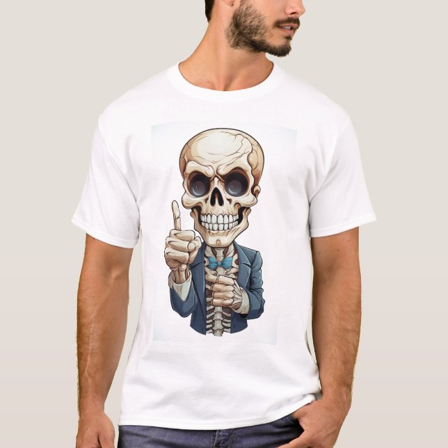 Camiseta T-Shirt Caveira (Frente)