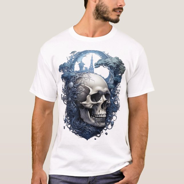 Camiseta T-Shirt Caveira (Frente)