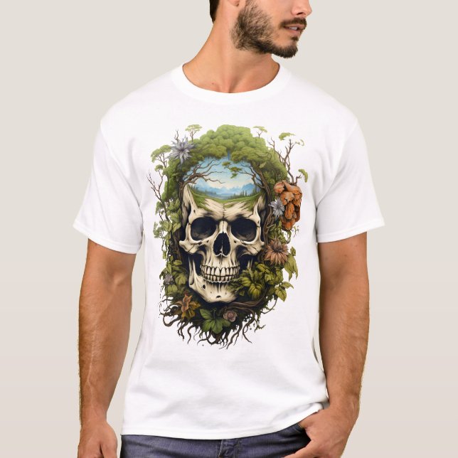 Camiseta T-Shirt Caveira (Frente)