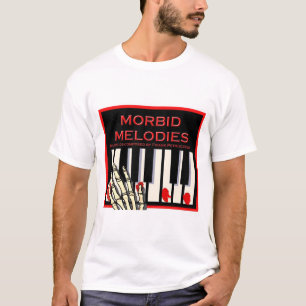 Camiseta T-shirt CD do logotipo das melodias mórbidos