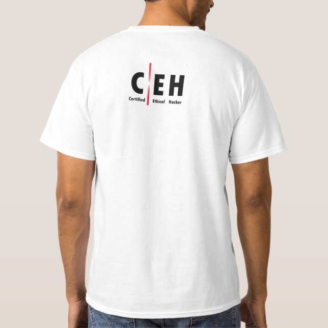 Camiseta T-shirt CEH do cabouqueiro (Verso)