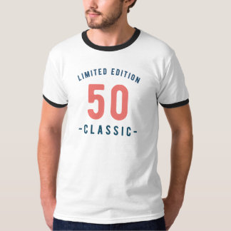 Camiseta T-Shirt, celebração de 50 anos