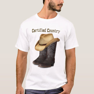 Camiseta T-shirt certificado do país