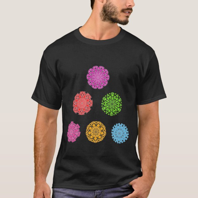 Camiseta T-Shirt Chakra pyramide remastered (Frente)