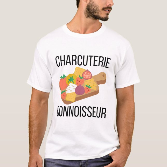 Camiseta t-shirt Charcuterie connoisseur (Frente)