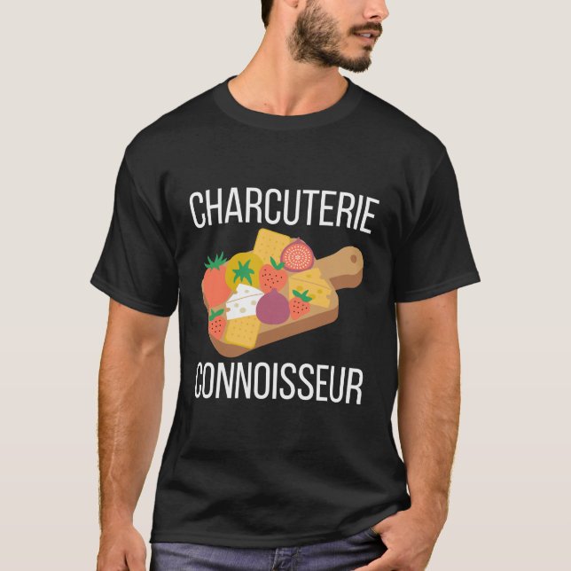 Camiseta t-shirt Charcuterie connoisseur (Frente)
