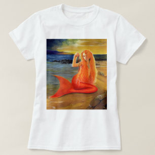 Camiseta T-shirt chaves do por do sol da sereia
