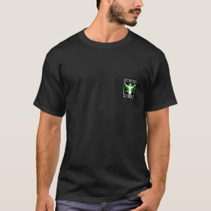 Camiseta T-shirt checheno do preto do clube da luta