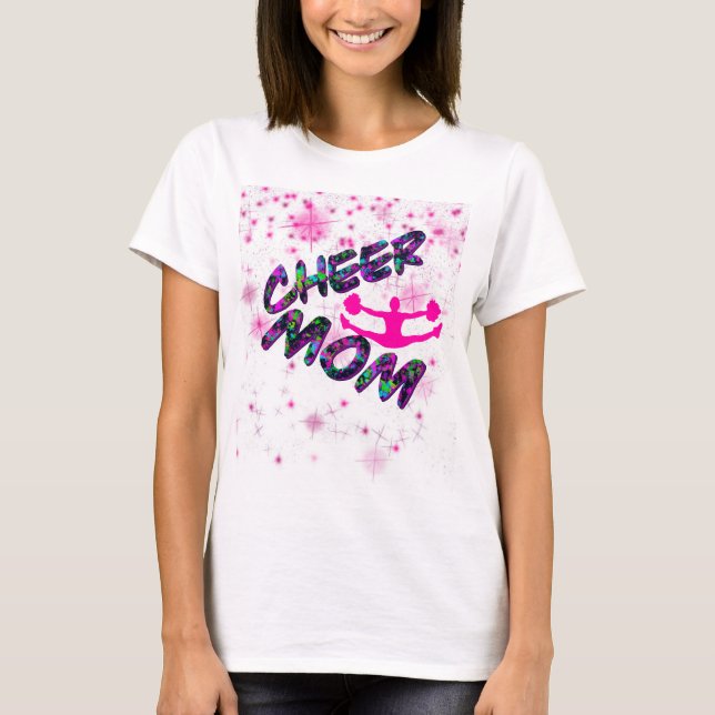 Camiseta T-shirt Cheer Mãe (Frente)