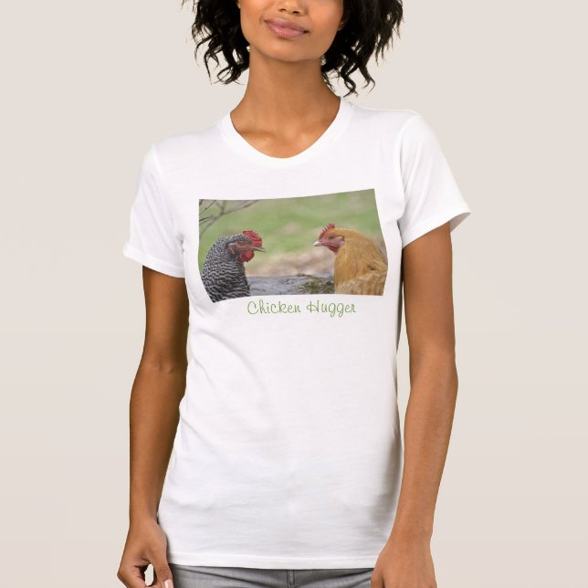 Camiseta T-Shirt Chicken Hugger (Frente)