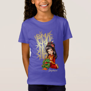 Camiseta T-shirt chineses conhecidos do presente do ano