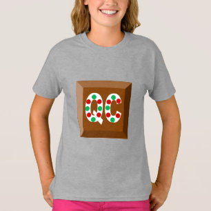 Camiseta T-Shirt CHOCOLATE Básico para raparigas QUEBEC