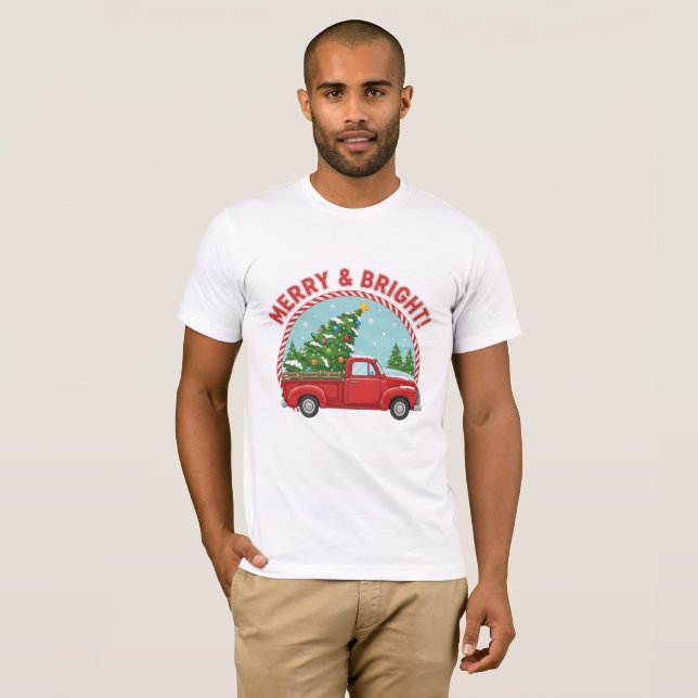 Camiseta T-Shirt Christmas Truck (Frente Completa)