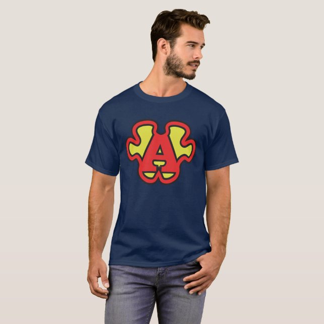 Camiseta T-shirt ciente da superpotência da síndrome de (Frente Completa)